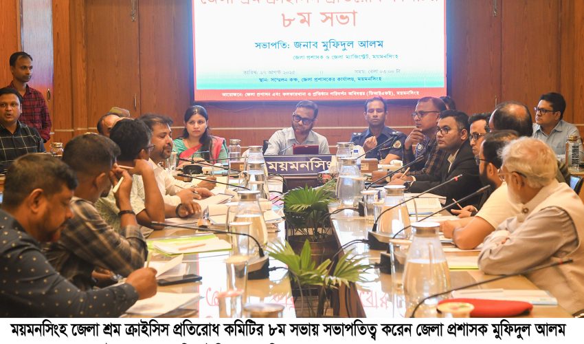 ময়মনসিংহ জেলা শ্রম ক্রাইসিস প্রতিরোধ কমিটির ৮ম সভা