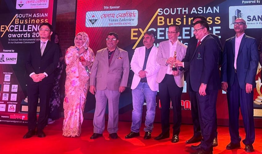 ঢাকায় মিরর ম্যাগাজিনের প্রকাশনা এবং ভেনাস লেকভিউ সিটি, সাউথ এশিয়ান বাংলাদেশ বিজনেস এক্সিলেন্স অ্যাওয়ার্ডস প্রদান