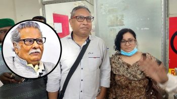 অধ্যাপক যতীন সরকারের মৃত্যুতে তার ভক্ত ও ২সন্তানের আহাজারি