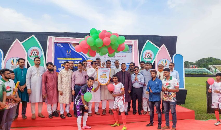 ময়মনসিংহ জেলা প্রশাসক গোল্ডকাপ ফুটবল টুর্নামেন্ট-২০২৫ উদ্বোধন
