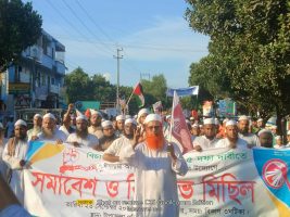 নান্দাইলে ইসলামী আন্দোলনের বিক্ষোভ মিছিল ও সমাবেশ