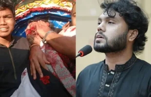 ইনকিলাব মঞ্চের মুখপাত্র ও ঢাকা-৮ আসনের স্বতন্ত্র প্রার্থী ওসমান হাদি গুলিবিদ্ধ