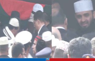 বেগম খালেদা জিয়ার কফিন বহন করেছেন ইসলামী বক্তা আজহারীসহ বিশিষ্ট ৩জন আলেম