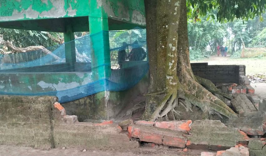 ময়মনসিংহে মুঘল সম্রাটদের আমলে নির্মিত একটি মাজারে ভাঙচুর এবং মলমূত্র নিক্ষেপ