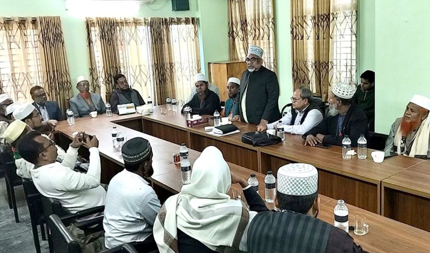 সৌহার্দ্যের বার্তা নিয়ে ময়মনসিংহ-১ (হালুয়াঘাট-ধোবাউড়া) আসনের সকল দলের প্রার্থীদের এক টেবিলে বৈঠক