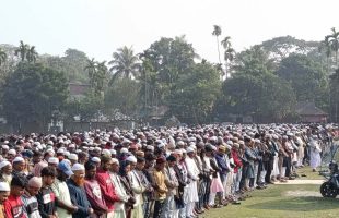 ময়মনসিংহের ঈশ্বরগঞ্জে সাবেক প্রধানমন্ত্রী বেগম জিয়ার গায়েবানা জানাজা অনুষ্ঠিত