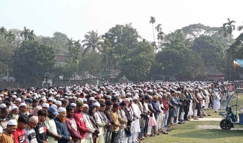 ময়মনসিংহের ঈশ্বরগঞ্জে সাবেক প্রধানমন্ত্রী বেগম জিয়ার গায়েবানা জানাজা অনুষ্ঠিত