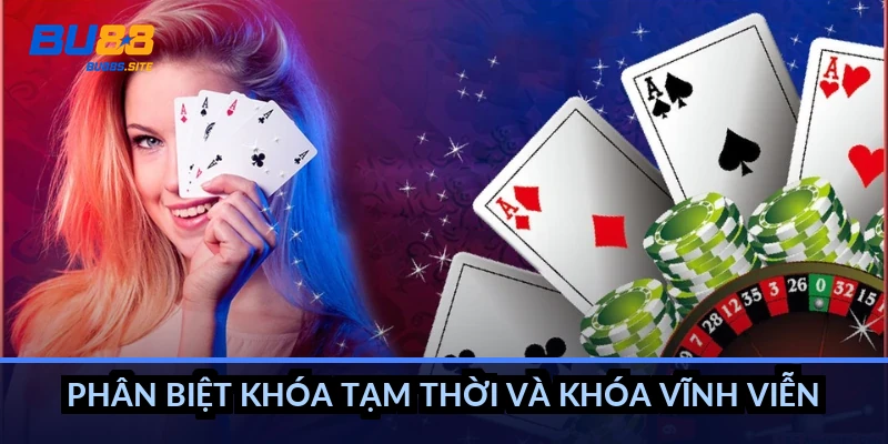 BU88 khóa tài khoản phải làm sao: Nguyên nhân và cách mở lại 2 Phân biệt khóa tạm thời và khóa vĩnh viễn